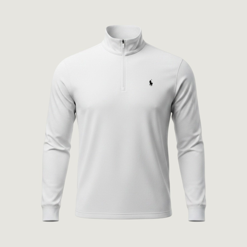 Polo Ralph Lauren Quarter Zip Mens XXL White Vietnam Performance Pullover Shirt
